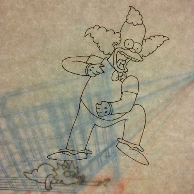 Welcome To Springfield | The Simpsons Tribute Art Show by Joseph Pedroza - Krusty cleanup