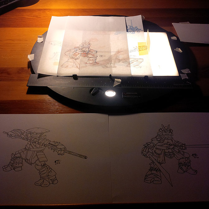 Leonardo Rough LIne Work - JosephPedroza-pt1-003 - Samurai TMNT by Joseph Pedroza | JosephPedroza.Com