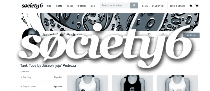 Society6 Feature Cover | Society6 - By JosephPedroza.Com